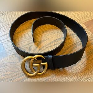 Gently used Gucci Marmont belt 85 (wide)